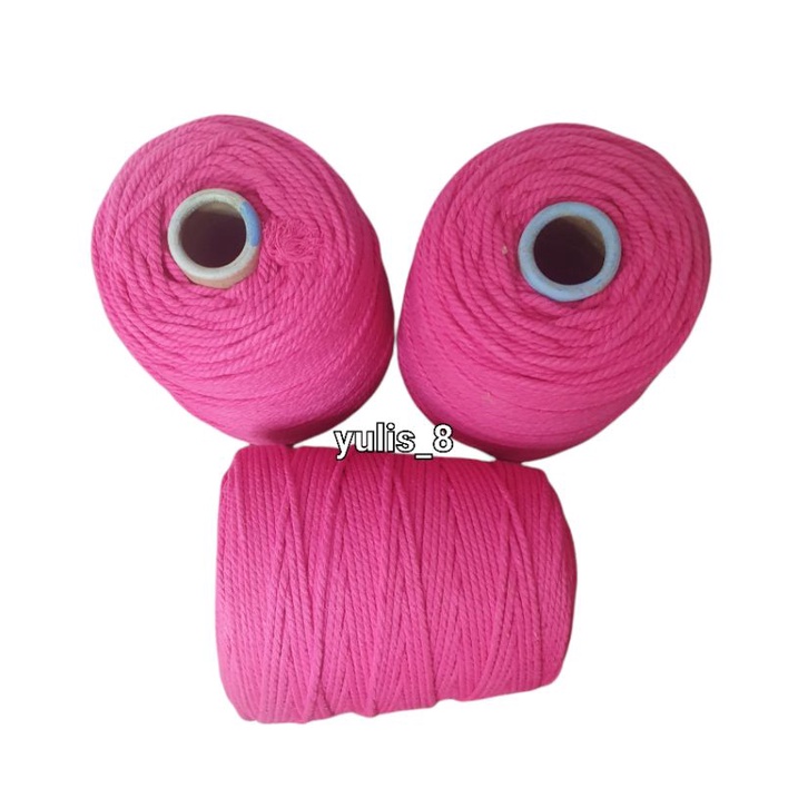 benang macrame katun premium warna premium 4mm