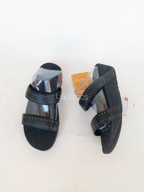 SANDAL FITFLOP NEW LEATHER SLIDE