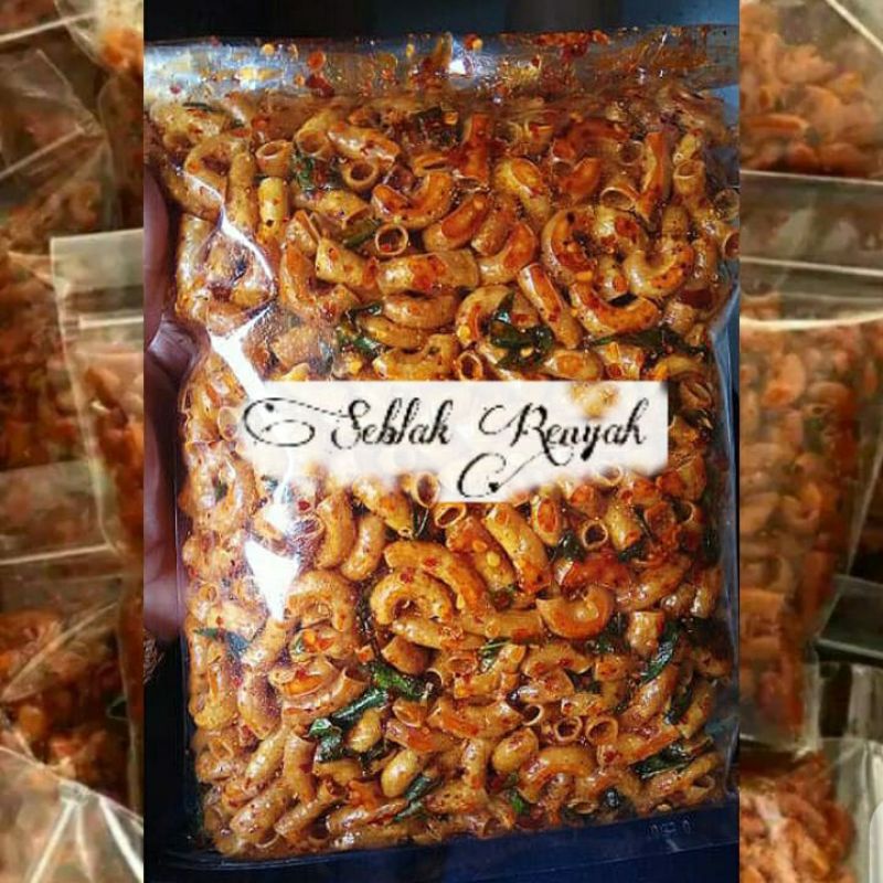 

Makaroni Pipa Pedas Seblak kering Bantet isi 1kg