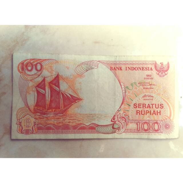 Uang kuno 100 rupiah tahun 1992