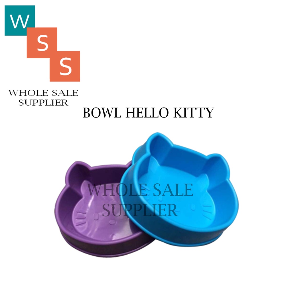 TEMPAT MAKAN KUCING DAN ANJING BOWL HELLO KITTY