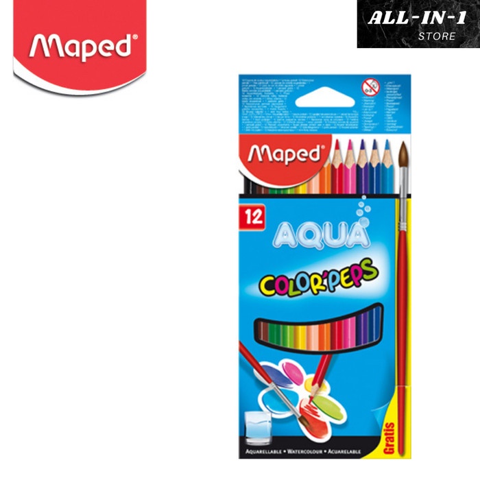 

Pensil Warna Water Color Pencils Maped - Cardboard