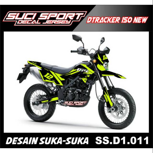 Decal Stiker Dtracker 150 New Full Body Kode SS.D1.011
