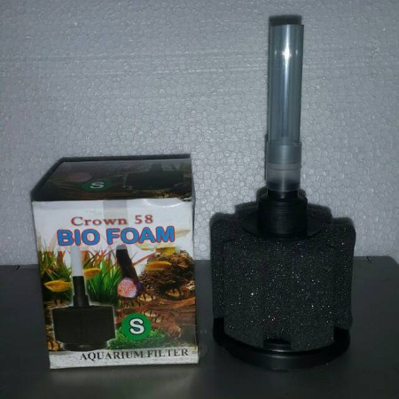 BIO FOAM FILTER CROWN 58 BIO FOAM FILTER SPONGE AQUARIUM SIZE S