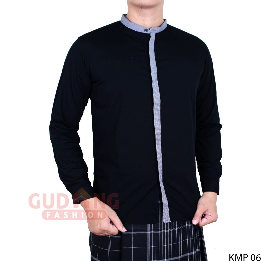 Kemeja Koko Formal Slim Fit Kerah Shanghai (COMB)