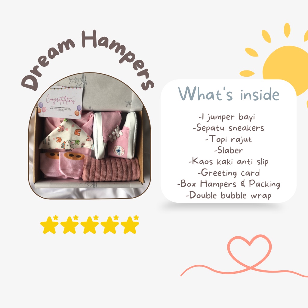 Baby Hampers Set  - Baby Hampers Premium Kado New Born Kado Bayi Paket Hampers Bayi GORGIEBABY-3