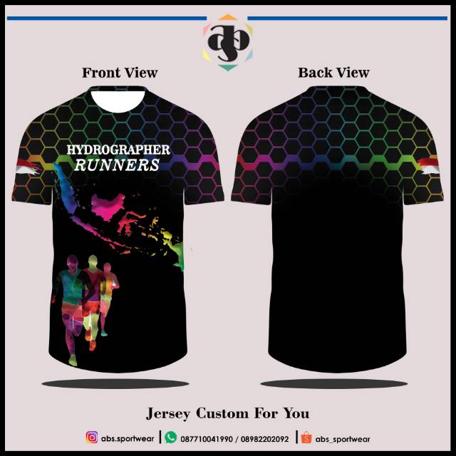 JERSEY KAOS DRYFIT CUSTOM PRINTING