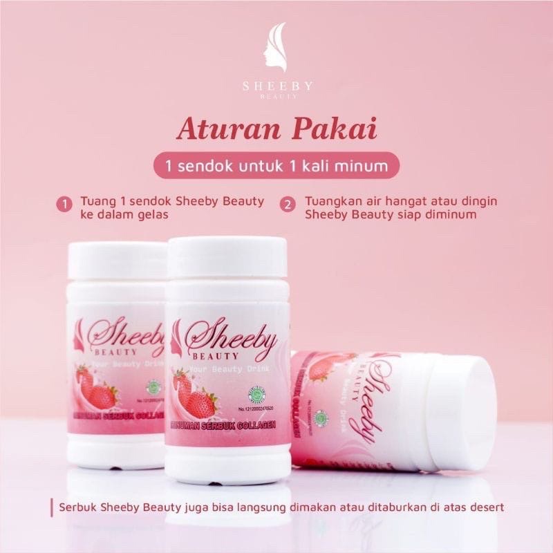 ‼️SIAP KIRIM‼️BPOM ORIGINAL SHEEBY BEAUTY COLLAGEN DRINK SUPLEMEN PEMUTIH