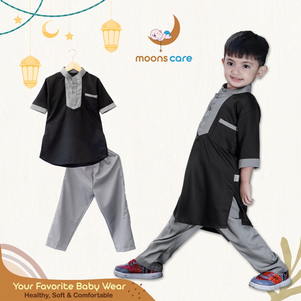 SETELAN BAJU KOKO ANAK LAKI MUSLIM TURKI USIA 1-10 TAHUN GAMIS ANAK COWOK Koko Turki baju koko anak