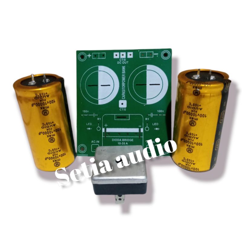 kit psu power supply 2 elko 10000uf 100v max original