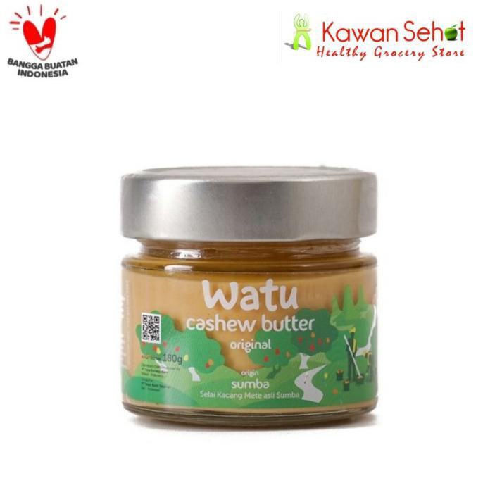 

WATU CASHEW BUTTER 180 GR | CASHEW NUTS BUTTER | SELAI KACANG MEDE