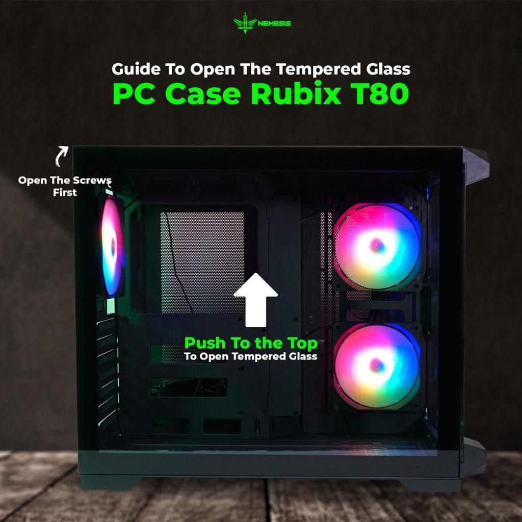 PC Case NYK Nemesis RUBIX T80