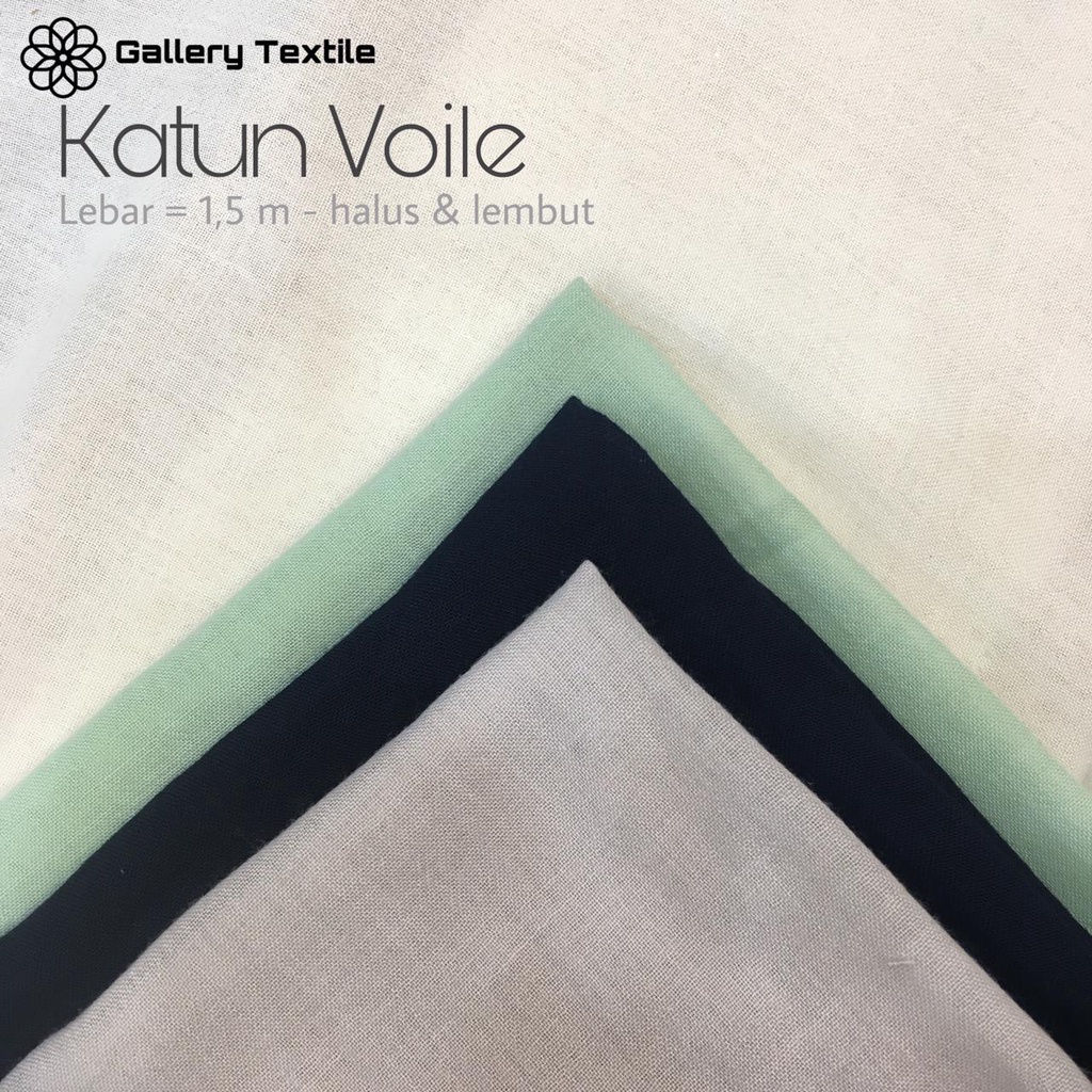 KATUN VOILE/ COTTON VOILE/ KATUN POLOS/ KAIN KATUN/ KAIN KATUN VOILE/ COTTON