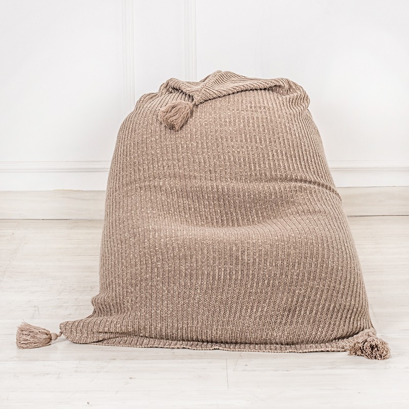 Knitted Bean Bag - Creme