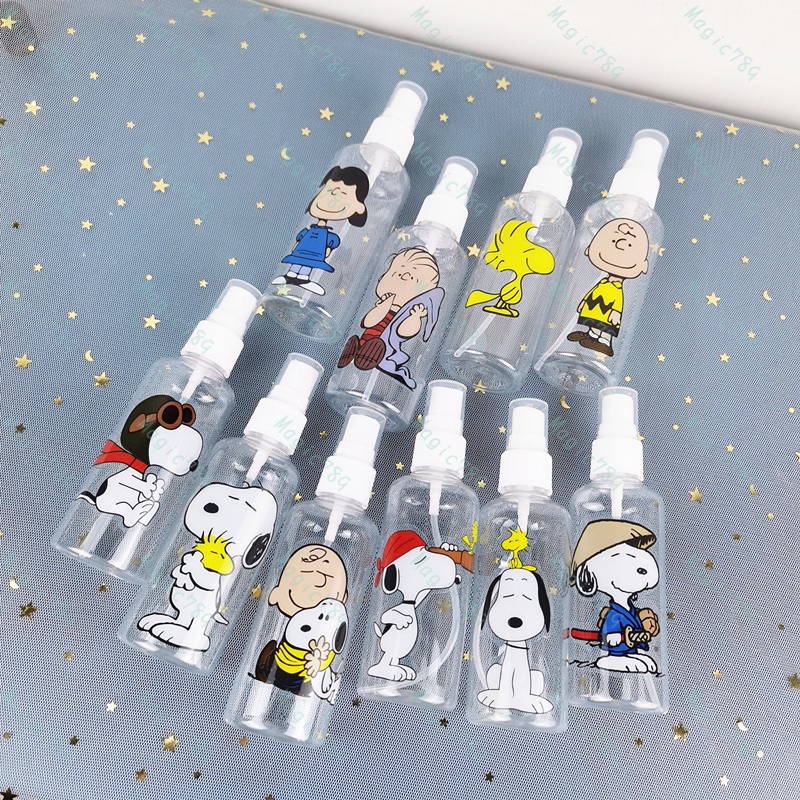 Magic789 100ML Plastic Snoopy Spray Bottle Cute Cartoon Travel Size Bottles