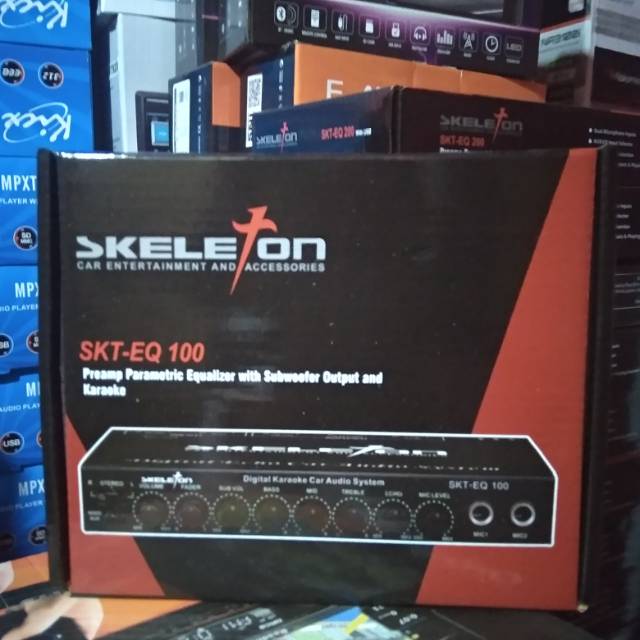 Parametric aqualizer mobil karaoke audio mobil