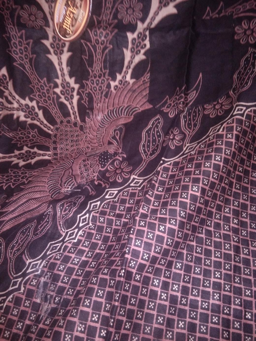 Risna Batik Hrb026 Kenongo Hem Kemeja Batik Pria Lengan Pendek Katun Primis Premium Halus M L Xl