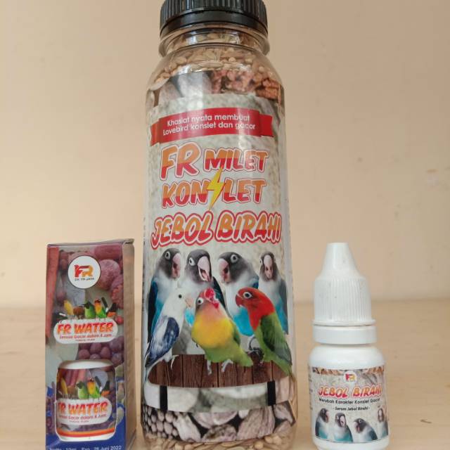 Paket hemat FR JAYA (JEBOL BIRAHI+FR WATER+FR MILET)