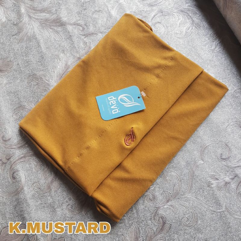 Hijab instan bergo malay | Jersey premium by:devohijab original-K.MUSTARD. BM