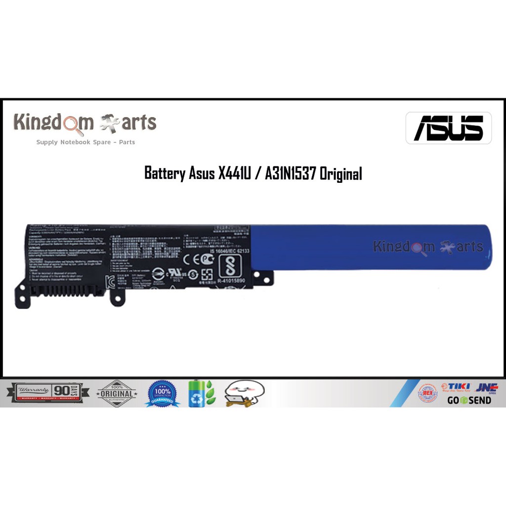 Baterai Laptop Asus X441SA X441UA X441UV A31LK41 A31N1537 Original