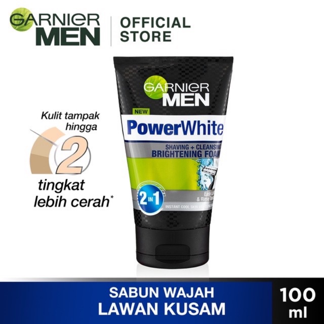 Garnier Men Powerwhite Shaving 100ml