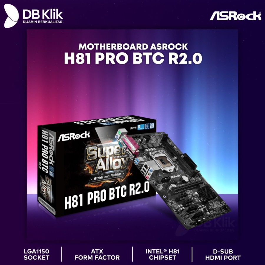 MOTHERBOARD ASROCK H81 PRO BTC R2