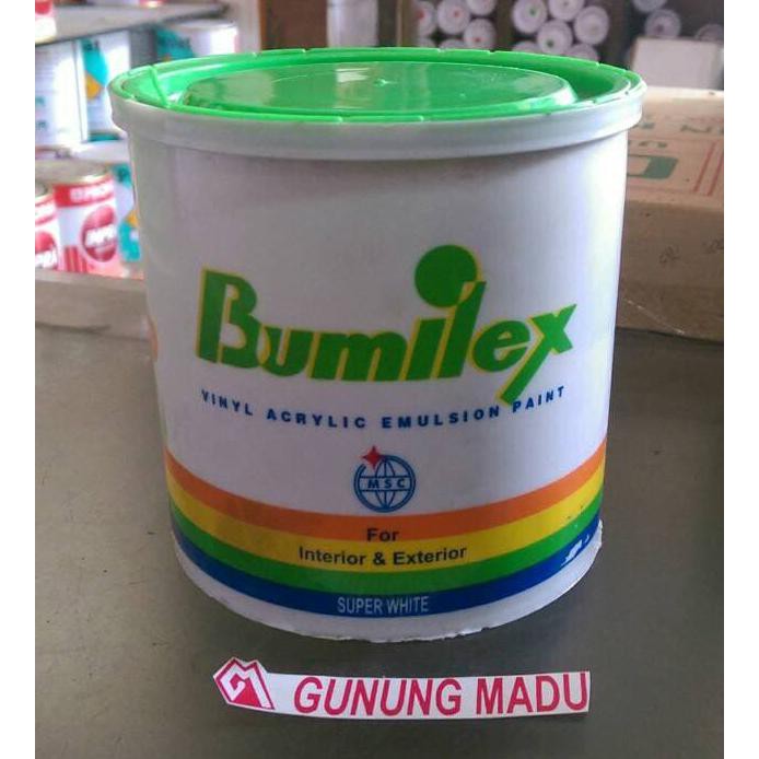 CAT TEMBOK BUMILEX 1 KG WARNA PUTIH / CAT PLAFON PROMO