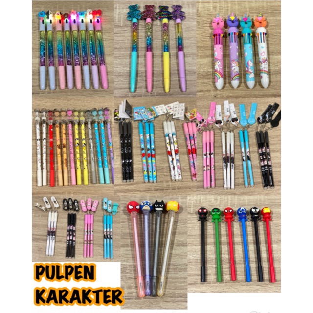 

PULPEN KARAKTER PEN BTS BT21 AVENGER SUPERHERO UNICORN