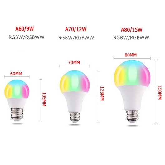 E27 Bohlam LED inframerah remote control kontrol lampu dimmable RGB LAMPU RGB-6