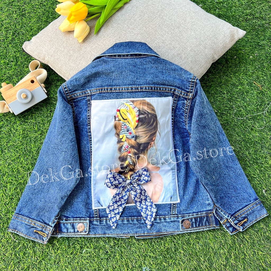 Jaket Jeans Anak Perempuan Motif 2th-15th