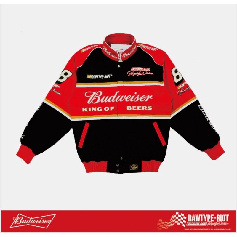 RTR X BUDWEISER NASCAR JACKET LIMITED EDITION