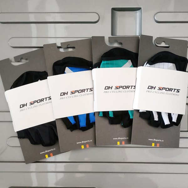 Gloves DH Sport Sarung Tangan Sepeda dengan Gel dan Reflektif biru