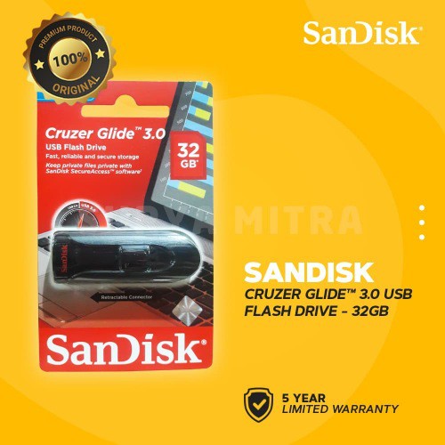 Sandisk Cruzer Glide 32GB Flashdisk USB 3.0 / CZ600 / CZ 600
