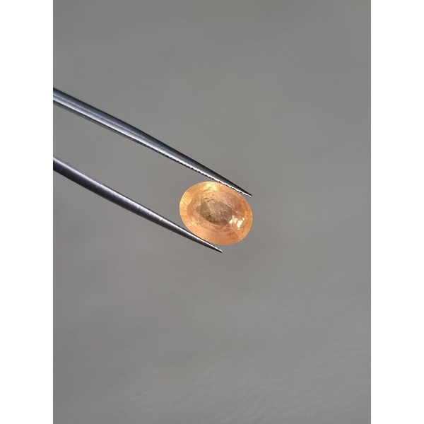 GLC Certified Nice,Big,Heated 4.9 Cts Golden Yellow SAPPHIRE