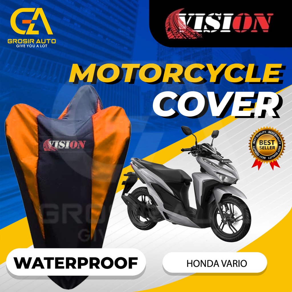 

[ BISA COD] Sarung Penutup Tutup Selimut Pelindung Body Cover Motor Honda VARIO nmax scoopy beat vario mio revo supra x Anti Air VISION Waterproof