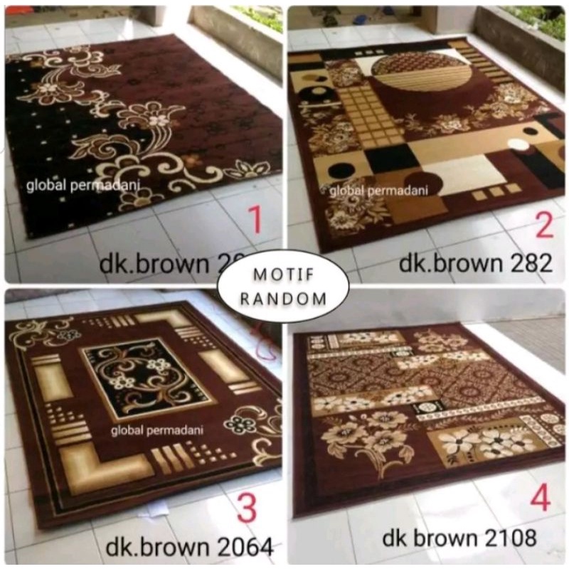 Karpet Lantai/ karpet permadani / Karpet Moderno, tebal