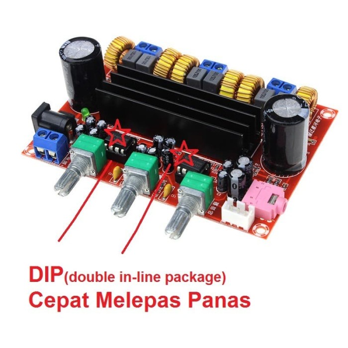 F3B652h4gt Kit Power Amplifier Class D Tpa3116D2 2.1 2X50W+100W Tpa3116 D2 2X50W - M543 (2X120W) Mu3
