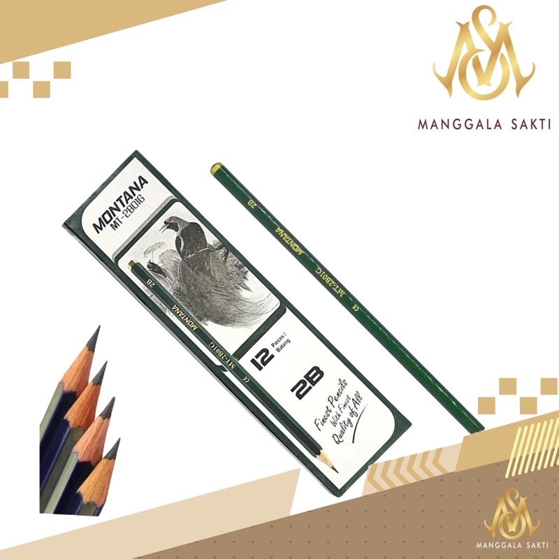 

Pensil 2B Montana/ Pack Murah
