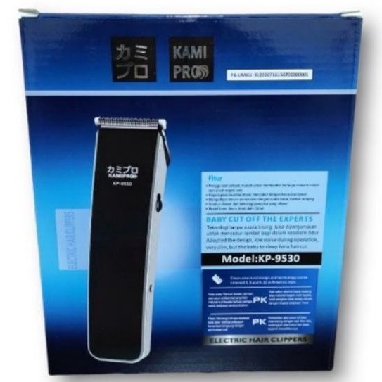 HAIR CLIPPER KAMI PRO 9530 cukuran rambut rechargeable alat cukur cas baby cut tidak berisik bisa untuk bayi dengan batetai a2 charge