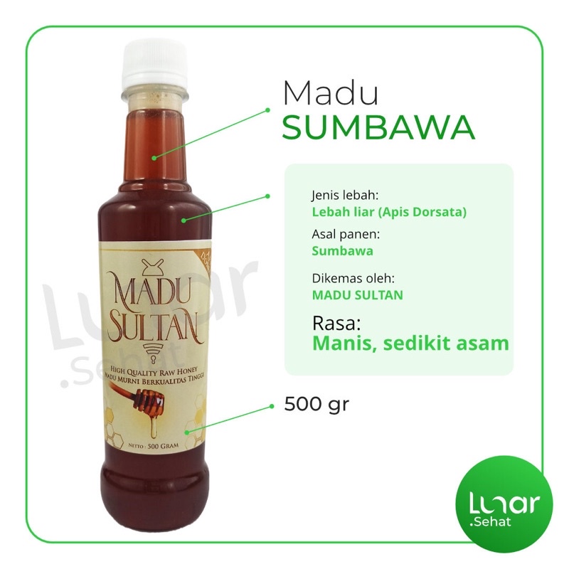 

Madu sumbawa kemasan 500 ml