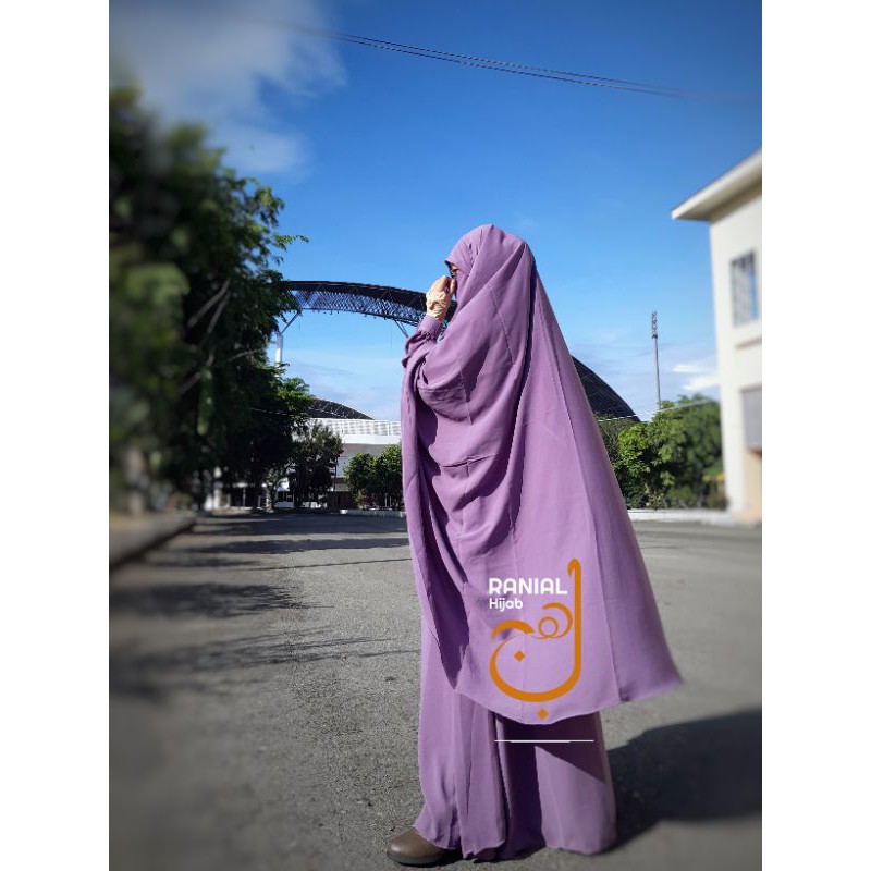 Ranial Hijab Hafsah Lilac