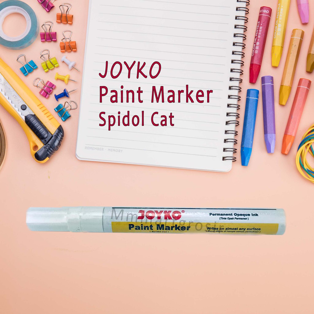 Joyko / Paint Marker / Spidol Cat / Permanen / PTM-37(white)