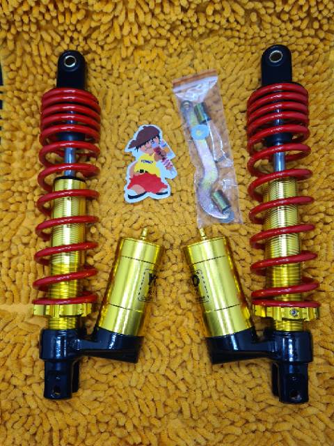 Shockbreaker Yoko 340MM set Nmax Tabung Bawah / shock Yoko copy Ohlins Tabung Bawah