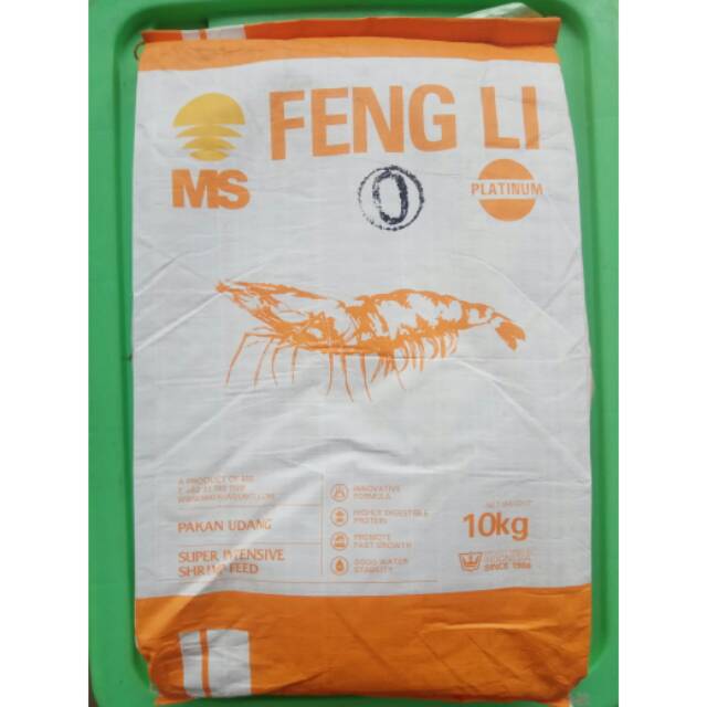 FENGLI 0 FENG LI 0 pakan tenggelam 10kg pelet udang lobster burayak neon benih ikan cupang guppy