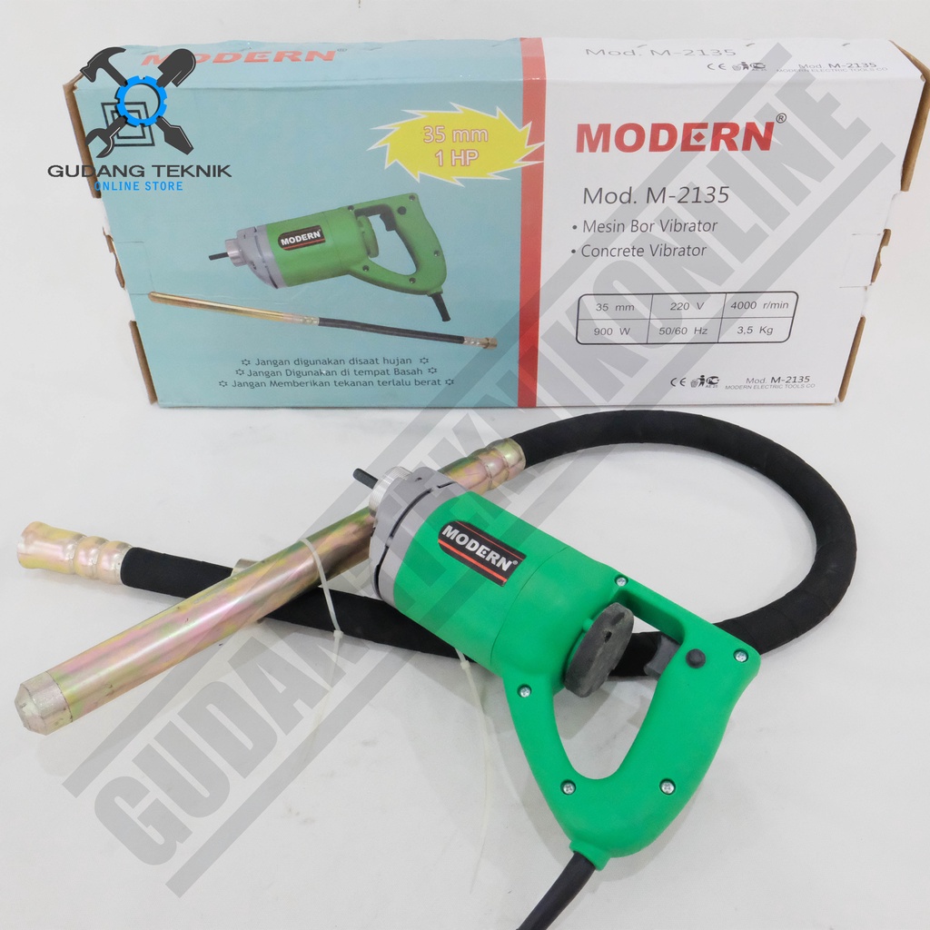 Modern M 2135 / Mesin Bor Vibrator M2135 - Mesin Pemadat Cor Beton 900watt