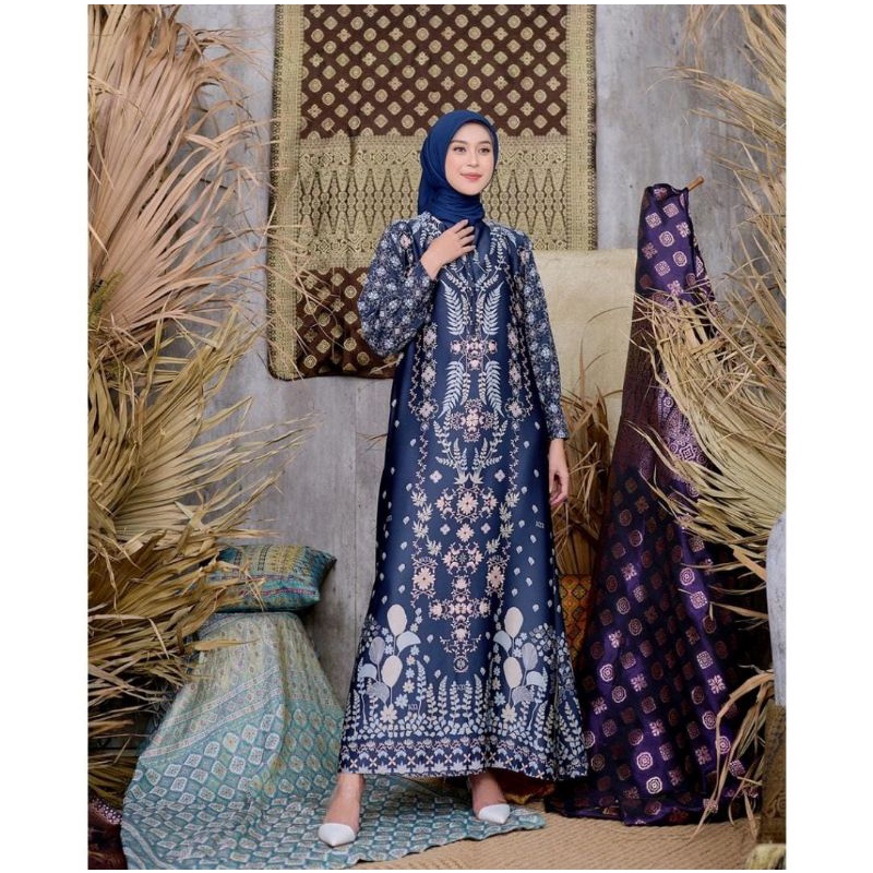 Asa Series Cattleya Dress Koko by Kheva Mauza Raisacloth (STOK READY BUKAN PO)