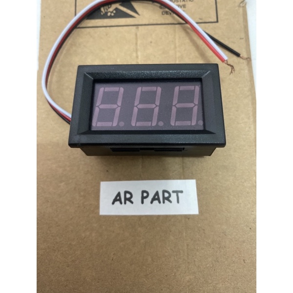 voltmeter digital 4.5-30vdc merah 0.56”