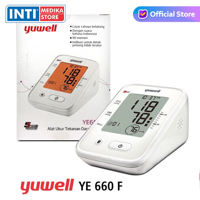 Yuwell - Tensimeter Digital + Voice Ye 660F Tensi Digital Yuwell #98