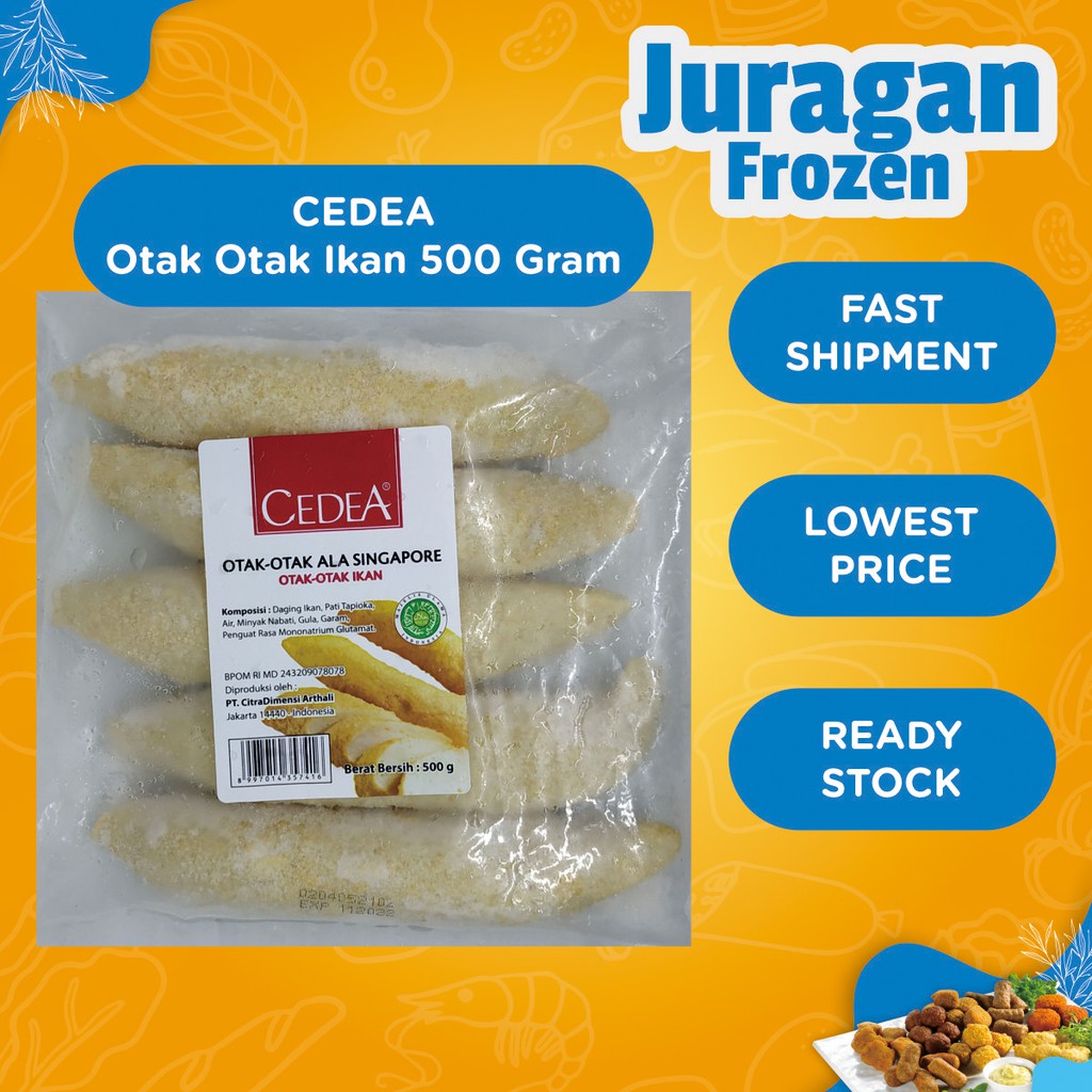 

Cedea Otak Otak Ikan Ala Singapore 500 Gram