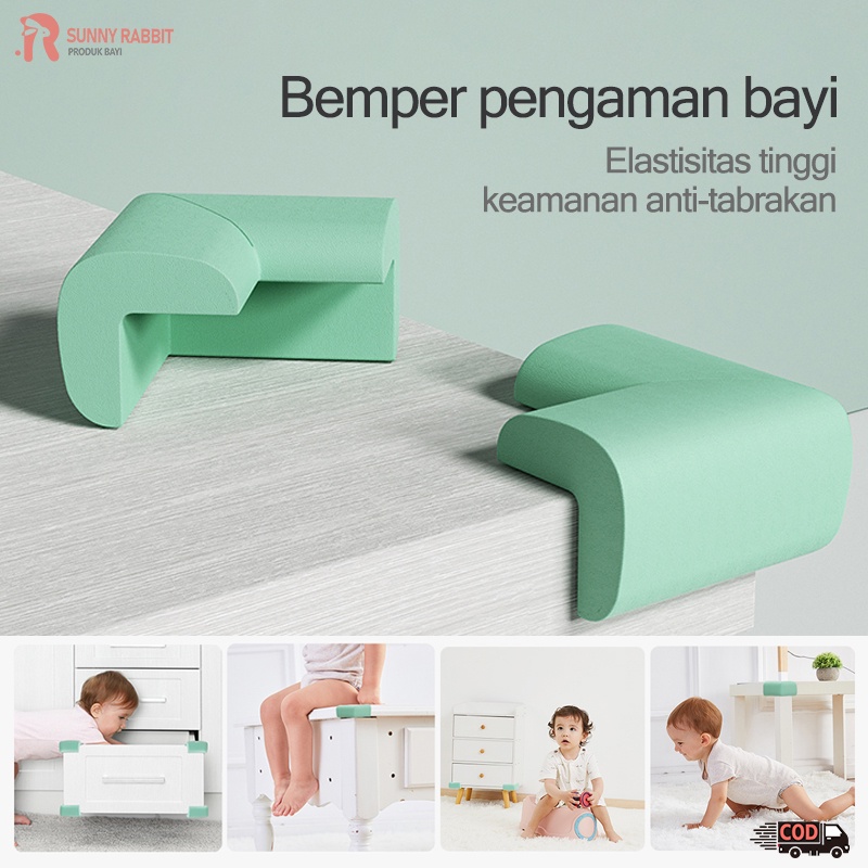 Pelindung sudut meja ?Pelindung Sudut Meja Siku Bantalan Pengaman Meja Baby Corner Protector Busa EVA Tebal (B32)